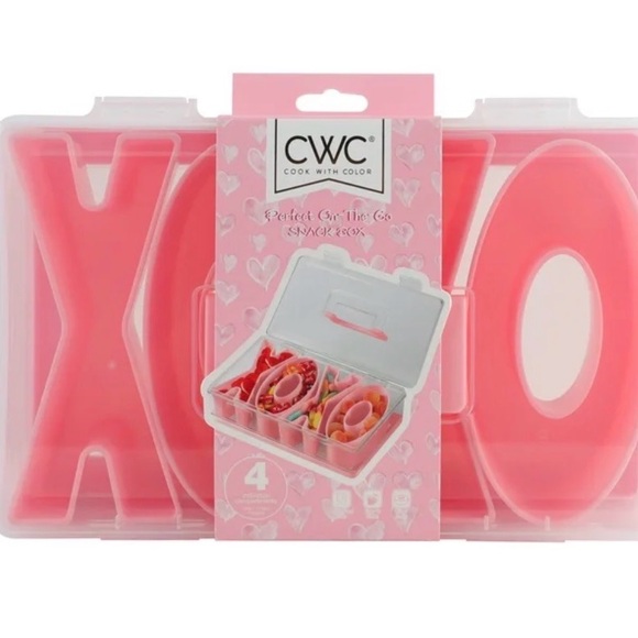 Cook with Color XOXO Pink Snackel Box Set - Picture 1 of 3